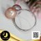 แหวน Open ring หัวไขว้ไข่มุกทวิน ไข่มุก Edison น้ำจืดคัดเกรด สีมัลติคัลเลอร์ ทรงกลม ขนาด 8-9 mm เกรด AA+ ตัวเรือนแหวน Open Ring กรวยเล็ก หัวไขว้ เงินแท้ 92.5 ชุบทองคำขาว / 30.6.64
