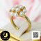 แหวน Cluster ไข่มุกกระจุกประดับพลอยแท้ Citrine ไข่มุกน้ำจืดคัดเกรด สีขาว ทรงกลม ขนาด 4.5-5 mm เกรด AAA ตัวเรือนแหวน Cluster เงินแท้ 92.5 ชุบทอง ประดับพลอยแท้ Citrine 0.45 ct / 11.7.64
