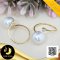 แหวน Open Ring หมุดเพชรและหัวไข่มุก South Sea สีขาว Silver ทรงเกือบกลม ขนาด 10 mm เกรด AA+ ตัวเรือนแหวนแบบ Open Ring ทองแท้ 18k (น้ำหนักทอง 0.8g) ตัวเรือนแหวนปรับขนาดได้ตั้งแต่ 45-55 / 21.7.64