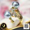 แหวนไข่มุกทวิน Collection "OX" ไข่มุก Akoya สายพันธุ์น้ำเค็มคัดเกรด สี Blue Rose / 31.7.65