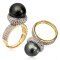แหวนไข่มุก Tahitian Pearl "อ่างเพชรใหญ่"