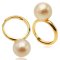 12.66 mm, Gold South Sea Pearl, Solitaire Pearl Ring