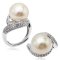 13.1 mm , South Sea Pearl, Solitaire Pearl Ring