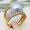 12.0 mm, The Rock Premium Pearl, Solitaire Pearl Ring