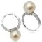 12.35 mm , Gold South Sea Pearl , Solitaire Pearl Ring