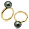 11.05 mm, Tahitian Pearl, Solitaire Pearl Ring