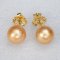 14.58 - 14.80 mm and  12.94-14.65 mm, Gold South Sea Pearl, Demi Parure Pearl Set