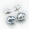 Approx. 8.0 - 12.0 mm, Tahitian Pearl, Demi Parure Pearl Set