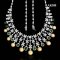 Approx. 8.0 - 11.0 mm, Gold South Sea Pearl, Icicle Pearl Chandelier Pearl Set