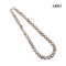 N: 8.4-11.0mm, E: 9.5-9.5 mm, Special Color, Tahitian Pearl, Graduated Pearl Necklace and Fish Hooks Spoon Earrings