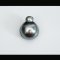 11.46 x 14.57 mm, Tahitian Pearl, Single Loose Pearl