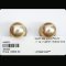 11.18-11.26 mm, Gold South Sea Pearl, Pair Pearl