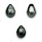 Approx. 8.0 mm, Hanashinju Pearl, Tahitian Pearl, Single Loose Pearl