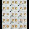 Approx. 11.0 mm, Oriental Odyssey Lot, Gold South Sea Pearl, Pair Pearl