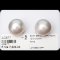 Approx. 12.0 - 13.0 mm, White South Sea Pearl, Pair Pearl