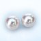 (PSL) Approx. 7.7 mm, Aurora Hanadama, Pair Pearl