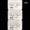 Approx. 10.0 mm up, White South Sea Pearl, Pair Pearl