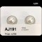 8.1 - 8.2 mm, Moonlight Lot, Akoya Pearl, Pair Pearl