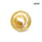 Approx. 13.4 mm, Hanashinju, Gold South Sea Pearl, Diamond Cut Single Loose Pearl