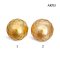 Approx. 10.0 - 11.0 mm, Hanashinju, Gold South Sea Pearl, Single Loose Pearl