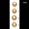 Approx. 12.0 - 13.0 mm, Hanashinju, Gold South Sea Pearl, Single Loose Pearl