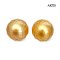 11.4 mm and 11.6 mm, Hanashinju, Gold South Sea Pearl, Pair Pearl