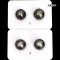 Approx. 9.0 -10.0 mm up, Hanashinju, Tahitian Pearl, Pair Pearl