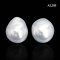 (PSL) Approx. 12.6 mm, Yuki No Hana Hana, White South Sea Pearl, Pair Pearl