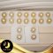 มุกเม็ดร่วง (จับคู่) มุก South Sea สีทอง Light Gold ทรง Semi-round ขนาด 13 mm กรด AA+ / M063
