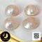 มุก Mabe เม็ดเดี่ยว มุก Mabe น้ำเค็มคัดเกรด สีขาว ทรงกลม ขนาด 11-12 mm เกรด AA+