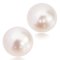 12.15 x 11.80 mm and 12.21 x 12.09 mm Pair White South Sea Pearl