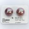 Approx. 15.0 -16.0 mm, Edison Pearl, Pair Pearl