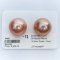 Approx. 15.0 -16.0 mm, Edison Pearl, Pair Pearl