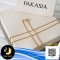สร้อยคอเปล่า Gold Filled 14k ลายไข่ปลา หนา 1.5 mm ตะขอสปริงกลม ความยาว 18" / 20.6.64