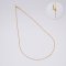 18K Gold, Needle Cable Chain Necklace (18.0 in.)