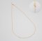 18K Gold, Needle Cable Chain Necklace (18.0 in.)