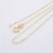 18K Gold (1.06g), Cable Chain Necklace, 17.5 in