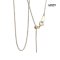 18K Gold, Needle Cable Chain Necklace