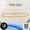 สร้อยข้อมือเปล่า Gold Filled 14k ลายโซ่ใหญ่ หนา 3.7 mm ตะขอก้ามปู ความยาว 6.5" / 20.6.64