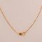 18K Gold, Flat Cable Chain Necklace