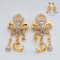 S925,ฺ Queen Dangle Duo Pearl Earrings