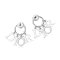 S925, Cubic Zirconia (CZ), ROID Chandelier Earrings Backs