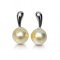 Approx. 9.5 - 10.0 mm, Gold South Sea Pearl, Drop Pearl Stud Earrings