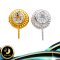 อะไหล่ตัวเรือนต่างหูหมุดพลอยแท้ White Topaz ขนาดพลอยรวมกระเปาะ 6.5 mm สำหรับไข่มุกเม็ดเดี่ยว ขนาดประมาณ 10.0-16.0 mm ตัวเรือนต่างหูวัสดุเงินแท้ 925 ประดับพลอยแท้ White Topaz ตัวเรือนมี 2 สีให้เลือกคือ สีทอง และสีทองคำขาว