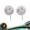 อะไหล่ตัวเรือนต่างหูหมุดพลอยแท้ White Topaz ขนาดพลอยรวมกระเปาะ 6.5 mm สำหรับไข่มุกเม็ดเดี่ยว ขนาดประมาณ 10.0-16.0 mm ตัวเรือนต่างหูวัสดุเงินแท้ 925 ประดับพลอยแท้ White Topaz ตัวเรือนมี 2 สีให้เลือกคือ สีทอง และสีทองคำขาว