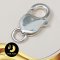ตัวเรือนตะขอกล้ามปู (ใหญ่) Silver Plating White Gold [ N/A  ] / H0002