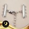 ตัวเรือนตะขอโซ่ห่วง 4 สาย Silver Plating Gold [   ] / H0065