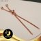 ตัวเรือนตะขอปรับขนาด Silver Plating Rose Gold [ N/A  ] / H0095