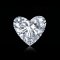 (IGI) 1.00 ct., Laboratory Grown Diamond (Heart Brilliant, HPHT, 1.00 ct, D, VS 1), Loose Diamond