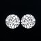 (IGI) 2.18ct., Laboratory Grown Diamond (Round Brilliant, HPHT, 1.09 ct. (x2), D, VVS 2), Pair Diamond